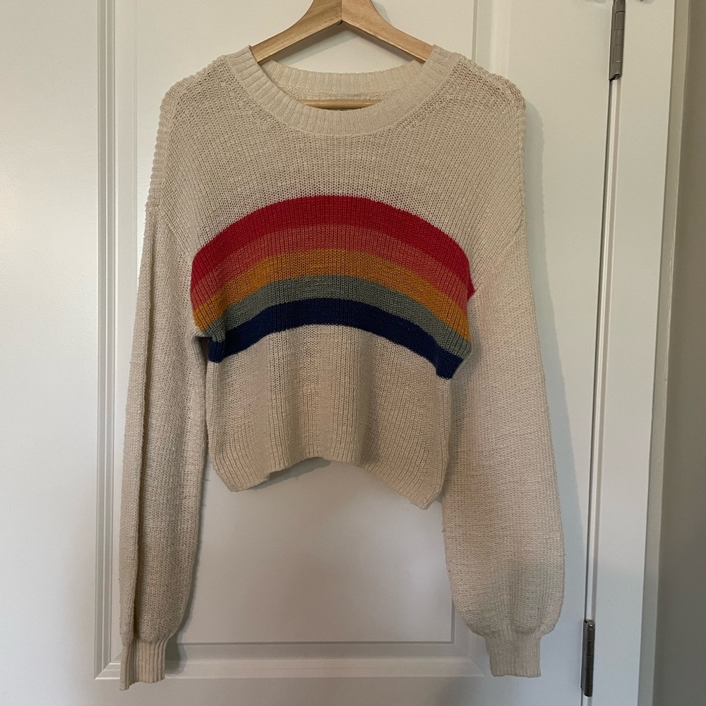 AE Rainbow Knit Sweater